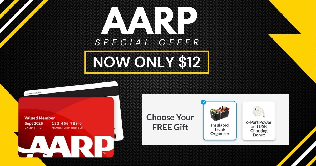 AARP Membership Flash Sale - NOW ONLY $12 + Choose from Two Freebies