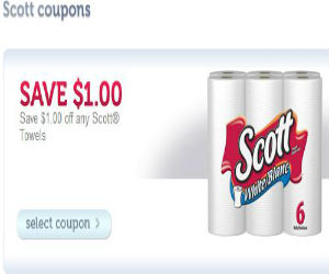 Scott Coupon for $1 off Paper Towels Printable Coupons