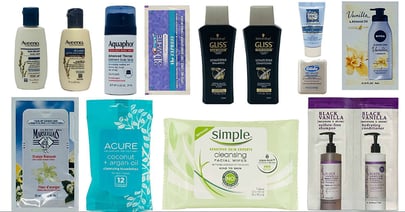 Women's hair skin Sample Box on Amazon