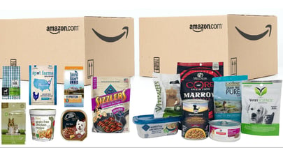 Dog sample box on Amazon