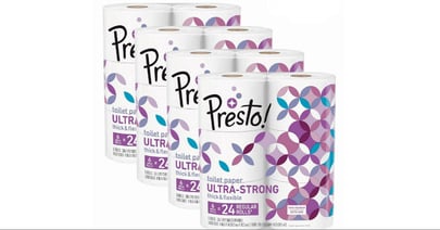 Presto Toilet Paper on Amazon