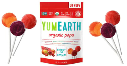 YumEarth Organic Lollipops on Amazon