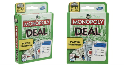 Hasbro Monopoly Deal Card Game at Amazon