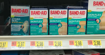 Band-Aid Skin-Flex Bandages at Walmart