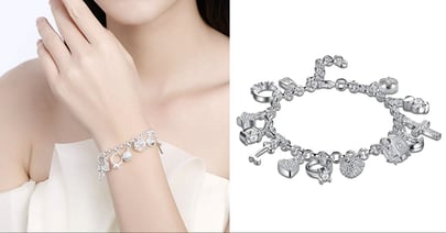 DierCosy Sterling Silver Bracelet at Amazon