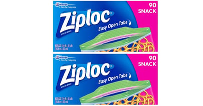 Ziploc Snack Bags at Walgreens