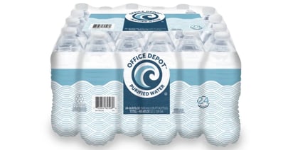 Purified Water Bottles 24-Pack at Office Depot