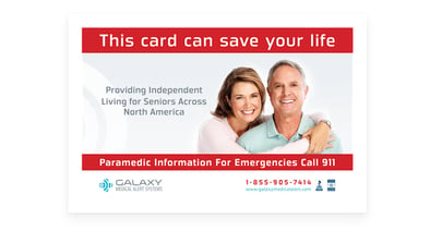 Galaxy Medical Alert Paramedic Fridge Magnet