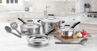 Cuisinart 10-Piece Cookware Set at Woot