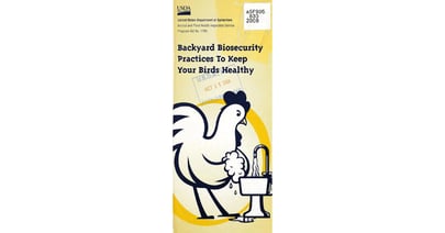 usda biosecurity for birds bookmark