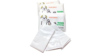 Flush Doggy Flushable Dog Poop Bags