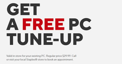 Staples Free PC Tune Up