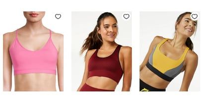 Sports Bras at Walmart