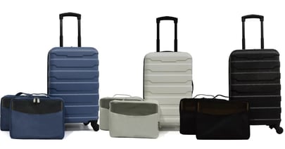 protege luggage set at walmart