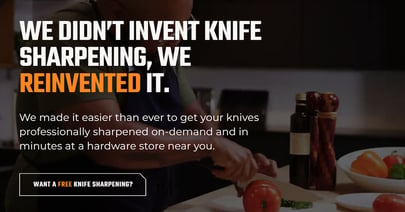 Resharp Knife Sharpening