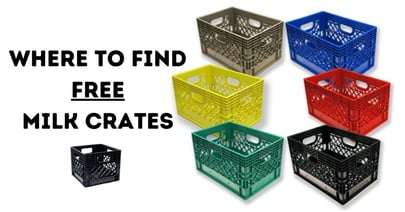 free milk crates near me