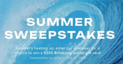 Billabong Summer Sweepstakes