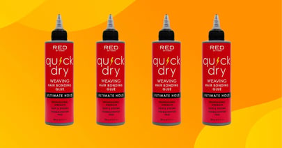 Social Red by Kiss Quick Dry Weaving Hair Glue