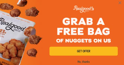 Real Good Foods Chicken Nuggets Rebate