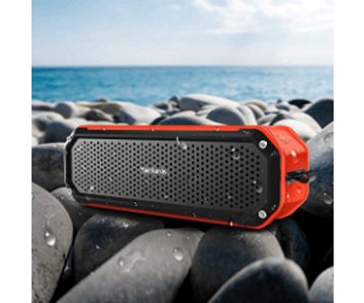 Portable and Waterproof Speaker at Amazon