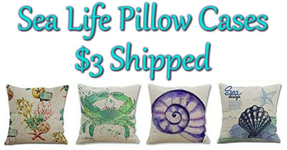 Sea Life Pillow Cases on Amazon