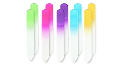 glass nail files on Amazon