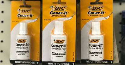 BIC Cover-it at Dollar Tree