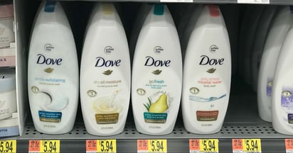 Dove at Walmart