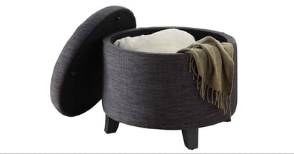 Convenience Concepts Round Ottoman on Amazon