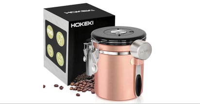 Hokeki Coffee Canister on Amazon