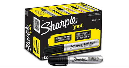 Sharpie King Size 12 Pack on Amazon