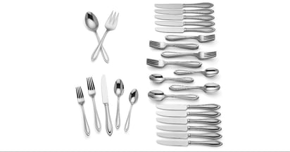 Lenox Medford 62-Piece Flatware Set on Amazon