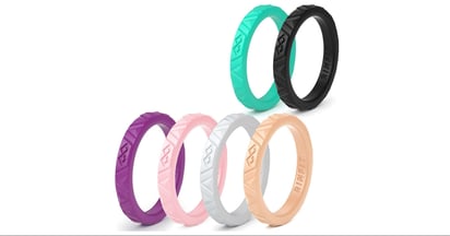 Rinfit Silicone Rings Pack on Amazon