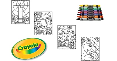 Crayola Christmas Coloring Pages