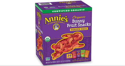 Annie's Bunny Fruit Snacks at Amazon