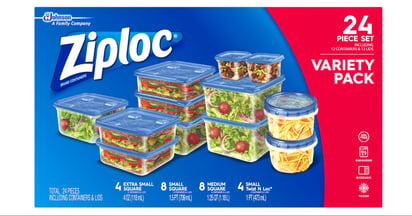 Ziploc Variety Pack at Walmart