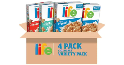 Quaker Life Cereal at Amazon