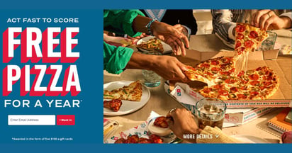 Quickly Domino’s Gift Card