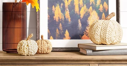 cheap pumpkin decor at Target