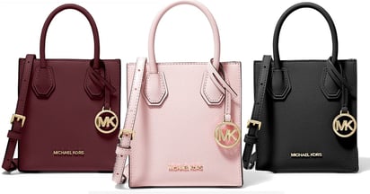 Michael Kors Mercer Pebbled Crossbody Bag