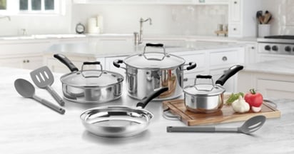 Cuisinart 10-Piece Cookware Set at Woot