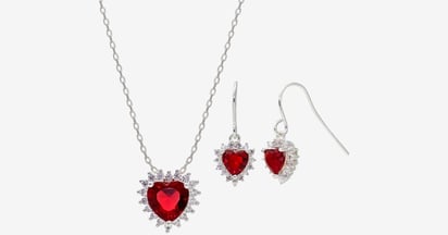 Sparkle Allure Heart Jewelry Set at JCPenney