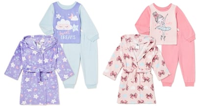 Pajama and Robe Set 3-Piece at Walmart