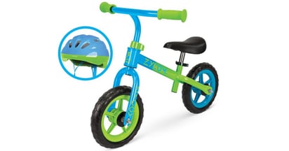 Toddlers Balance Bike with Helmet at Walmart