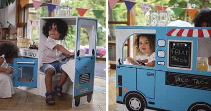 Wooden Street Food Truck at Walmart