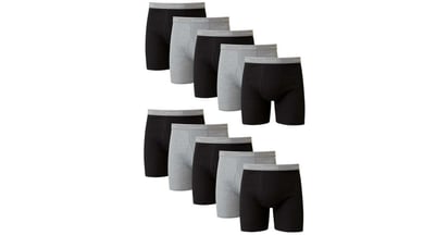 Hanes Boxer Briefs 10-Pack at Walmart