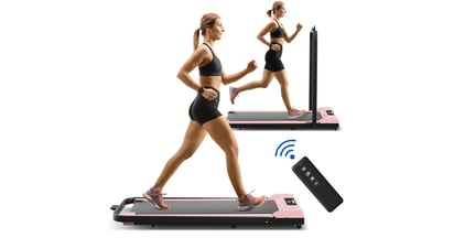 2 in 1 Fold Treadmill at Walmart