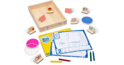 melissa & doug wooden stamps at amazon