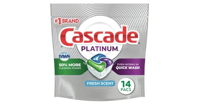 Cascade Platinum Dishwasher Pods at Walmart