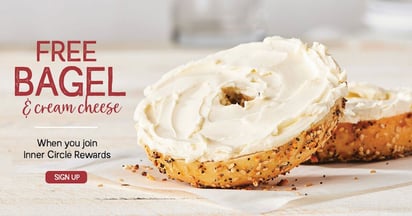 Brueggers Bagels Freebie